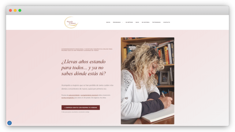 Web de Manuela Villamor - coaching emocional